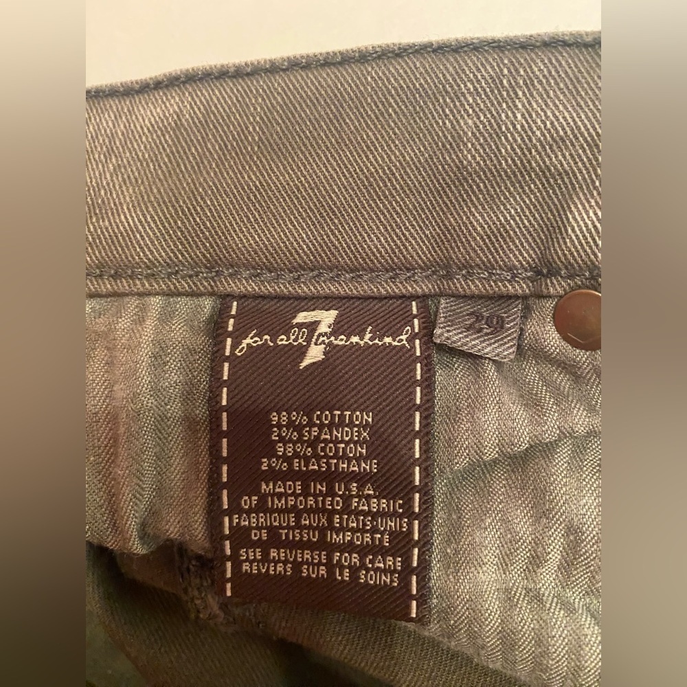 7 For All Mankind Skinny Jeans Size 29 - Picture 5 of 8